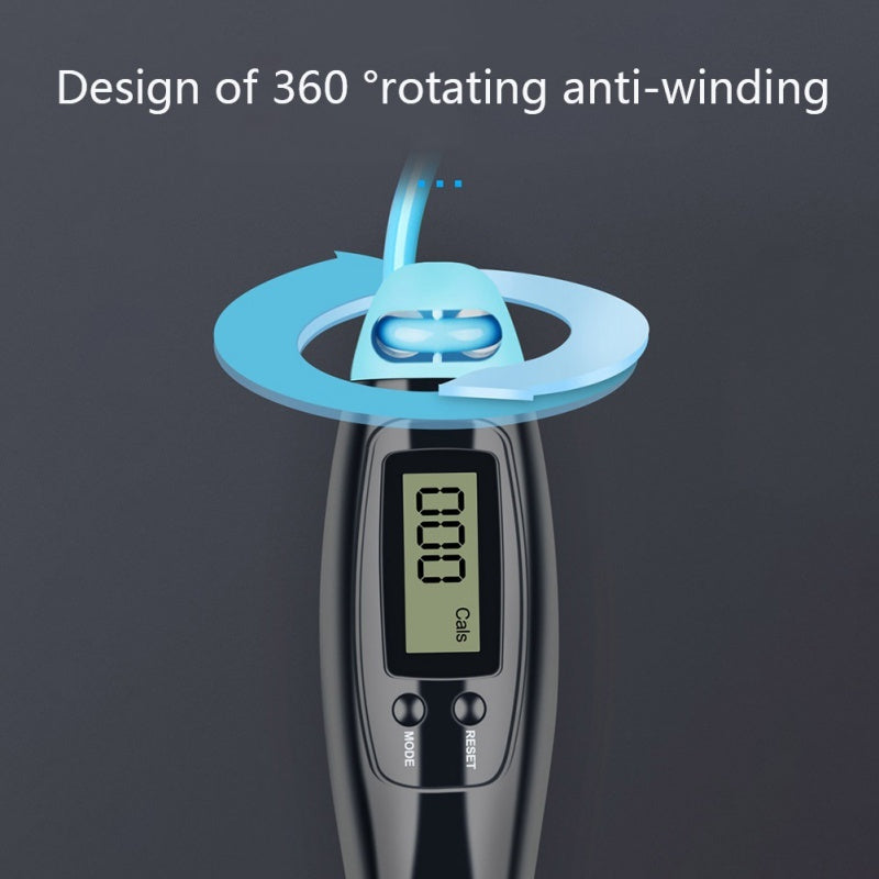 Cordless Skipping Rope, Smart Electronic Digital Wireless Skipping Rope, Calorie Burning, Fitness, Bodybuilding, Exercise, Skipping Rope