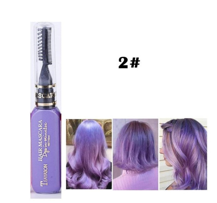 一時的なヘアカラーマスカラ