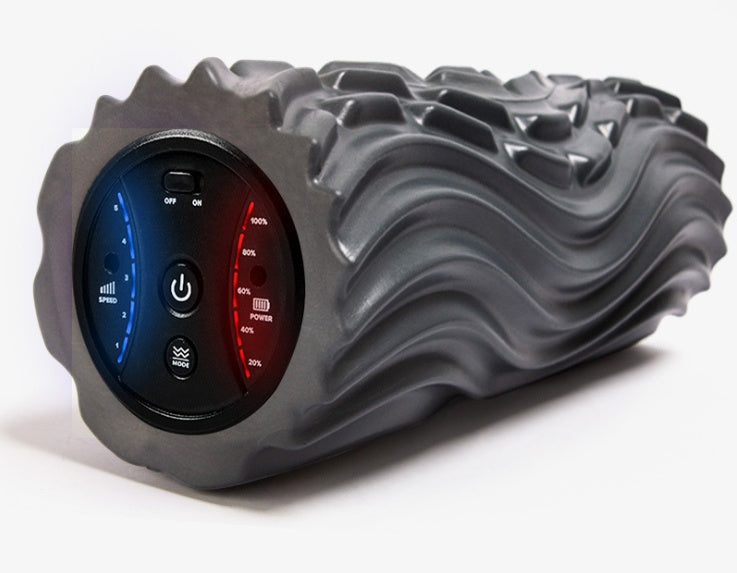 USB Electric Massage Yoga Massager Stove Pipe Vibration Shiatsu Massage Column Foam Roller Block for Relieving Muscle Pain
