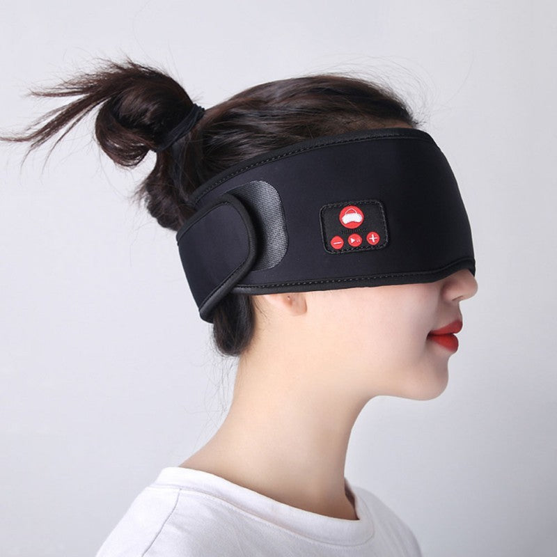 睡眠補助、目を遮る、疲労を和らげる、スマートミュージック5.0ワイヤレス瞑想アイマスク