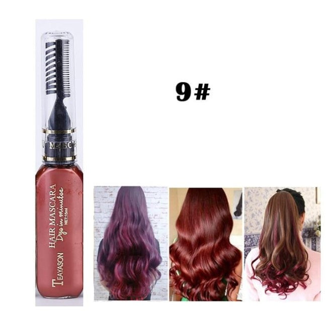 一時的なヘアカラーマスカラ