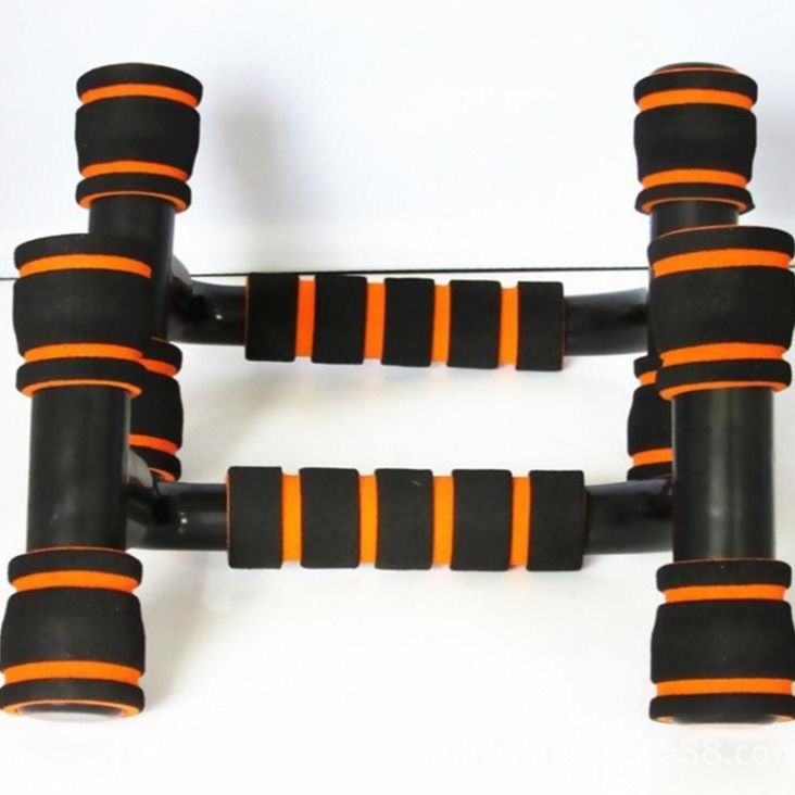 H-Shaped Push Up Stand Sponge Hand Grips ABS Fitness Chest Training Grip Bar Fitness Exercise Trainer
