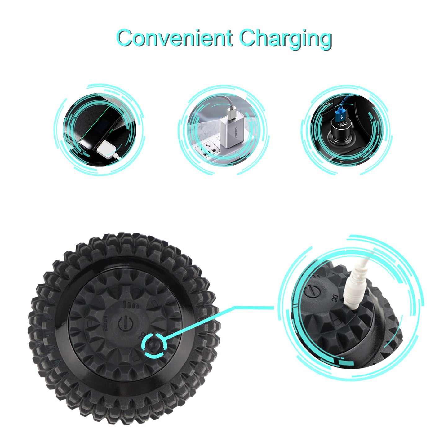 電動マッサージボール 4スピード振動マッサージボール