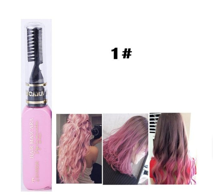 一時的なヘアカラーマスカラ
