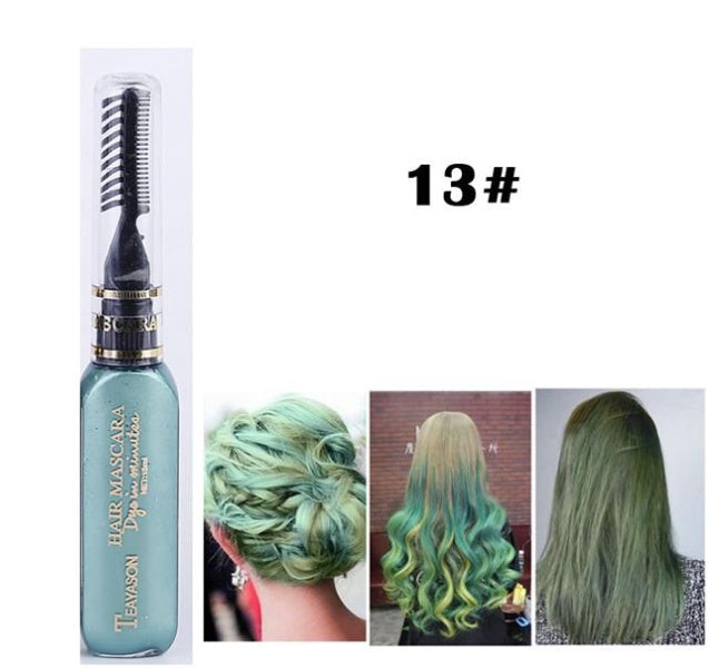 一時的なヘアカラーマスカラ