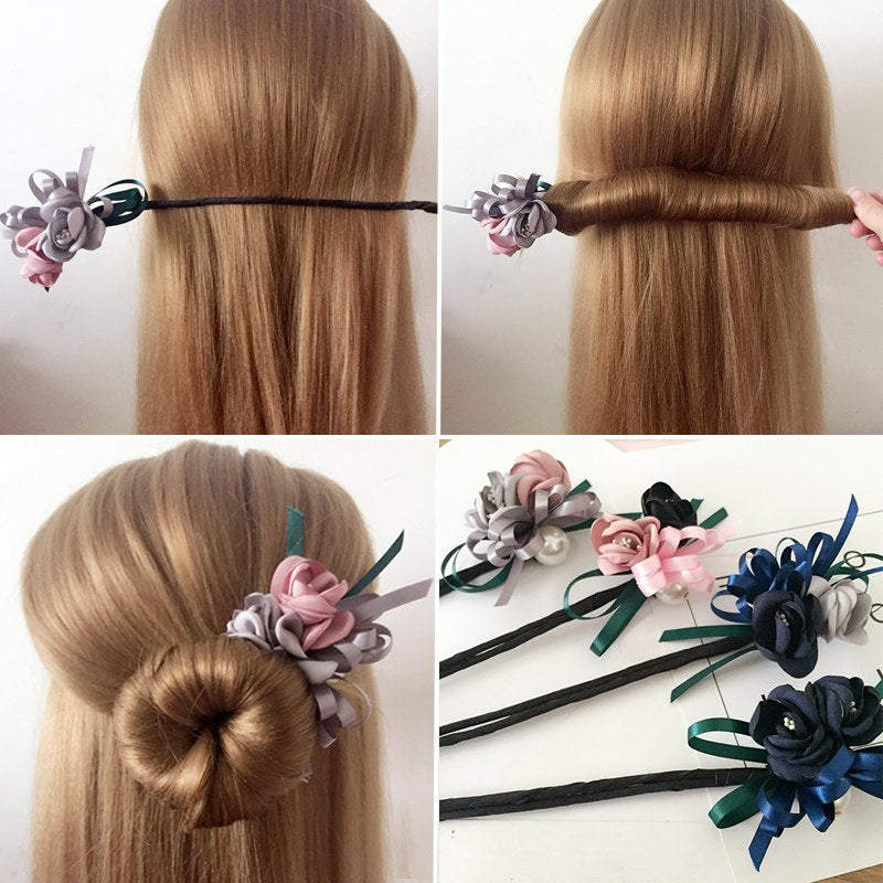 ヘアエラスティック韓国風スタイリングヘッドドレスヘアアクセサリー