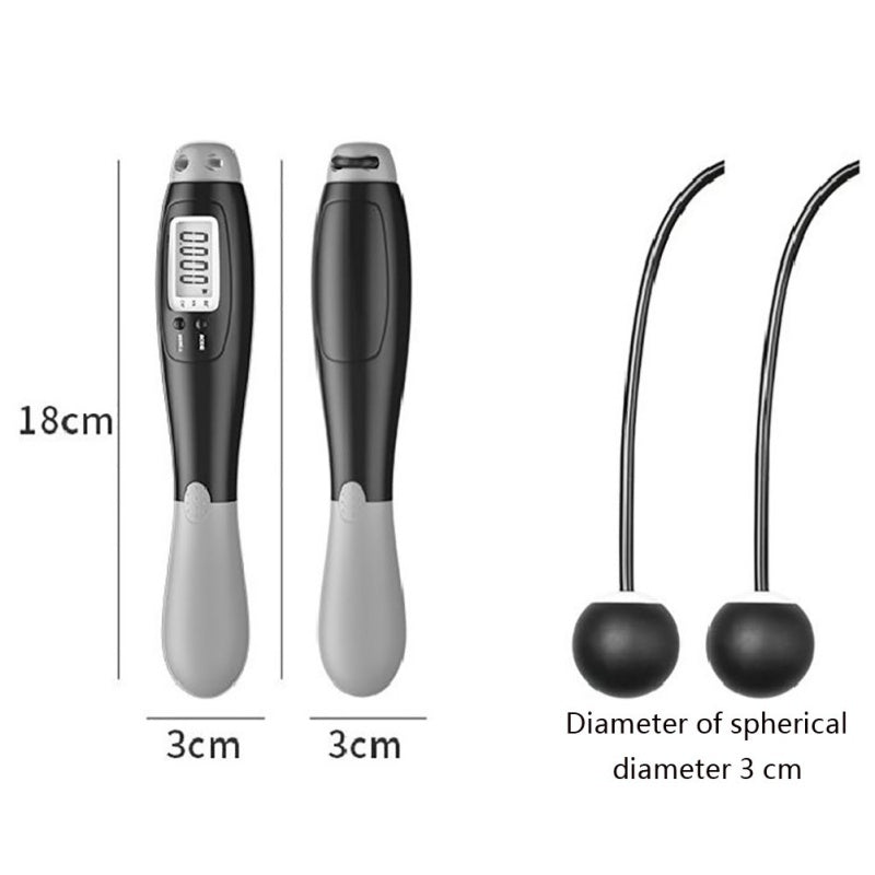 Cordless Skipping Rope, Smart Electronic Digital Wireless Skipping Rope, Calorie Burning, Fitness, Bodybuilding, Exercise, Skipping Rope