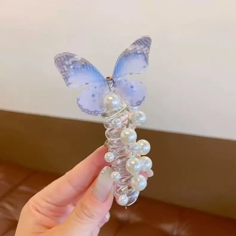 子供用バタフライパール電話線ヘアリングヘッドドレス