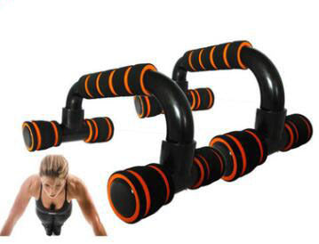 H-Shaped Push Up Stand Sponge Hand Grips ABS Fitness Chest Training Grip Bar Fitness Exercise Trainer