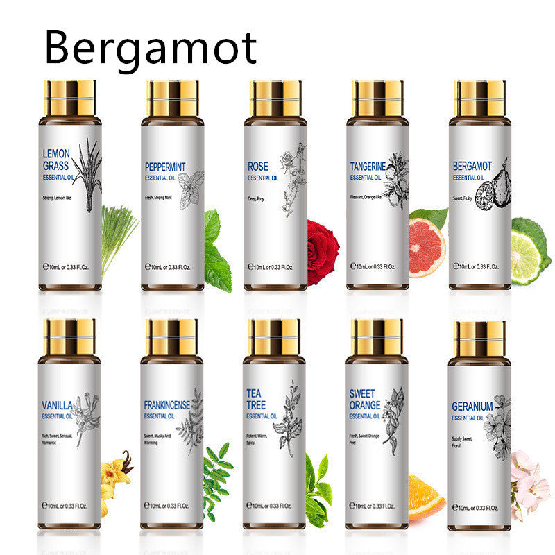 植物アロマセラピーエッセンシャルオイル 10ml・ ラベンダー・ バラ ・ティーツリー