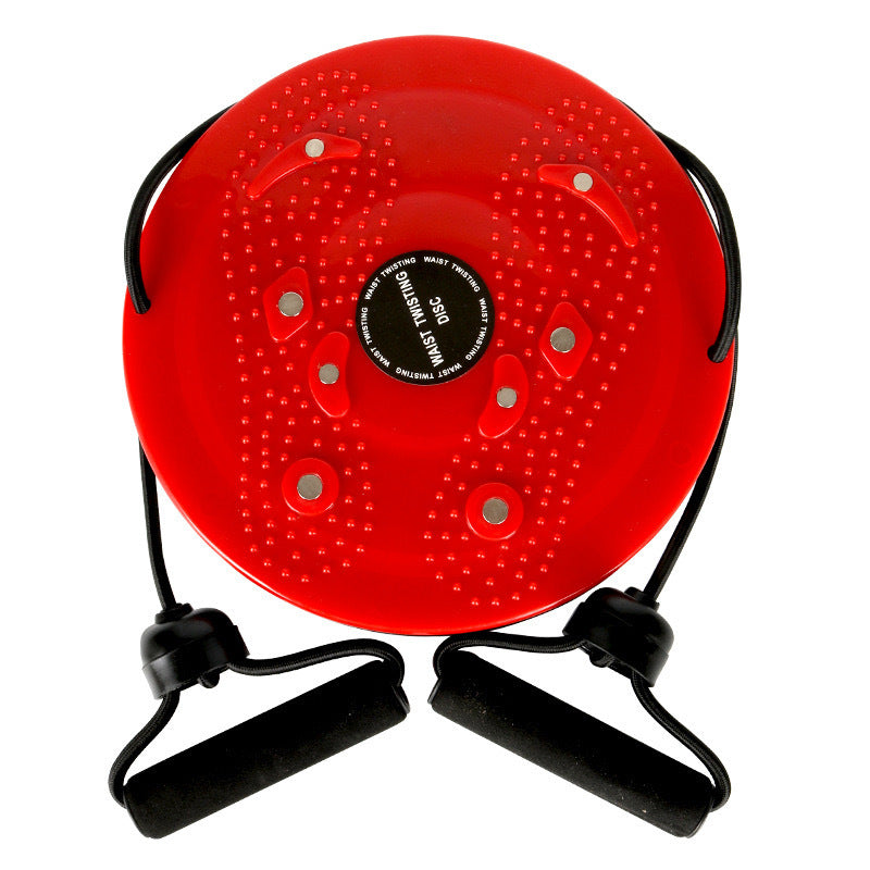 家庭用フィットネス器具での磁気フットマッサージとスリミングウエストツイスター