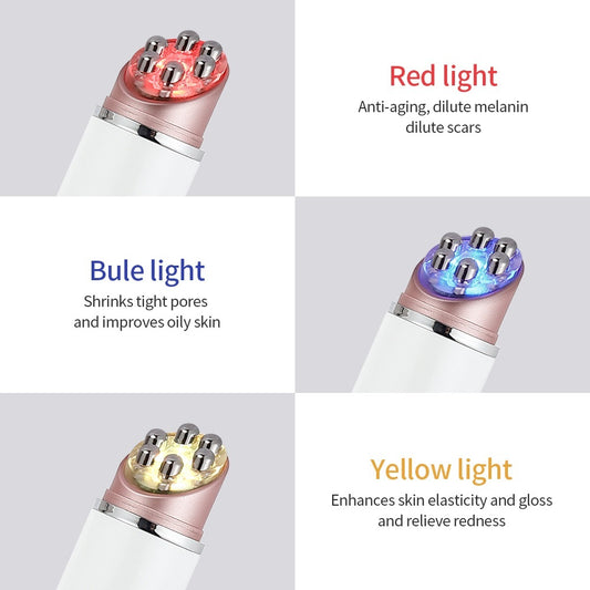 アイメッセンジャー RF ラジオメソセラピー エレクトロポレーション ビューティーペン、EMS 周波数 LED フェイスリフティング スキンリジュビネーション シワ除去