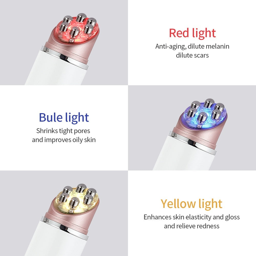 アイメッセンジャー RF ラジオメソセラピー エレクトロポレーション ビューティーペン、EMS 周波数 LED フェイスリフティング スキンリジュビネーション シワ除去