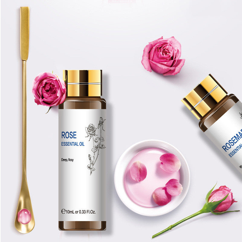 植物アロマセラピーエッセンシャルオイル 10ml・ ラベンダー・ バラ ・ティーツリー