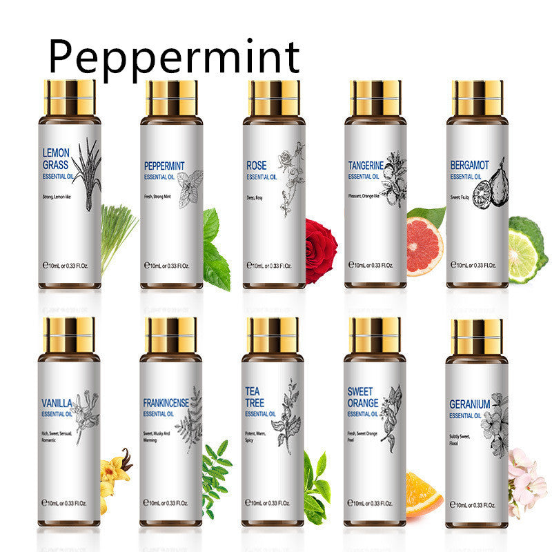 植物アロマセラピーエッセンシャルオイル 10ml・ ラベンダー・ バラ ・ティーツリー