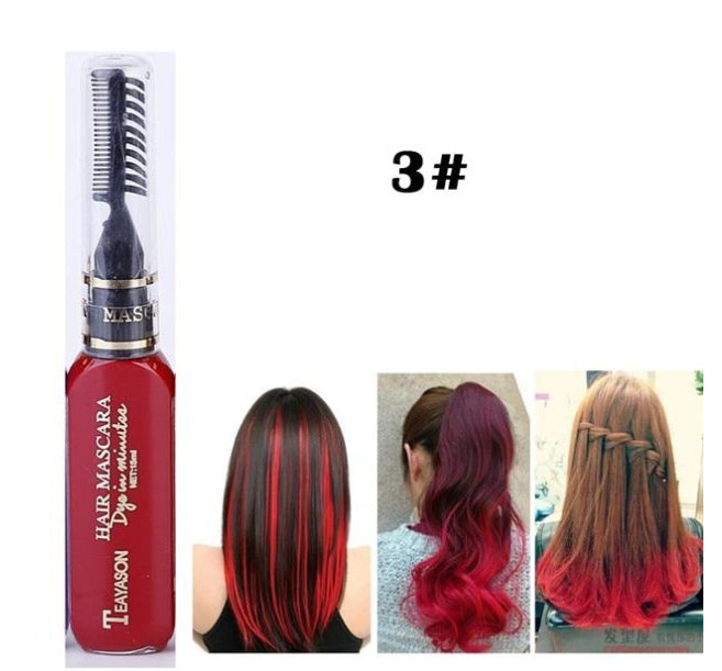 temporary hair color mascara
