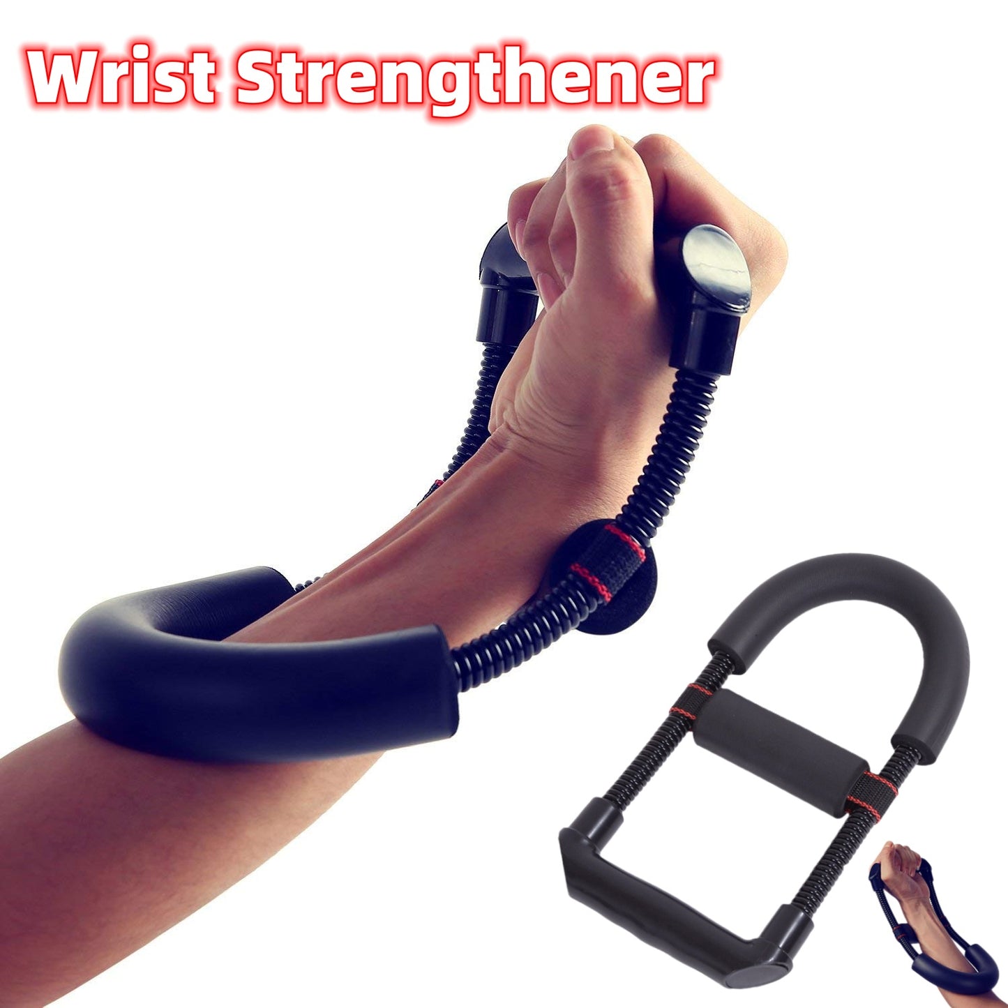 Grip Power Wrist Forearm Hand Grip Arm Trainer Adjustable Forearm Hand Wrist Exercise Force Trainer Power Strengthening Grip Fitness