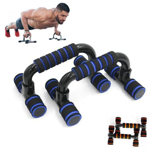 H-Shaped Push Up Stand Sponge Hand Grips ABS Fitness Chest Training Grip Bar Fitness Exercise Trainer
