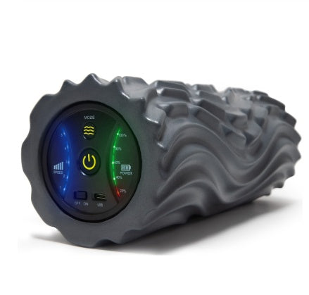 USB Electric Massage Yoga Massager Stove Pipe Vibration Shiatsu Massage Column Foam Roller Block for Relieving Muscle Pain 