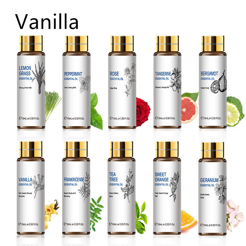 植物アロマセラピーエッセンシャルオイル 10ml・ ラベンダー・ バラ ・ティーツリー