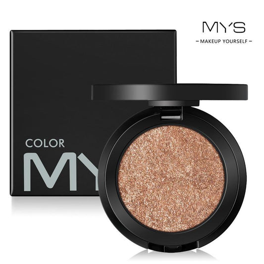 MYSブランドフェイスメイクアップパウダー 6色、 防水ミネラル シマー ブライトナー コントゥアグローキット 、ブロンザー ハイライター メイクアップパレット