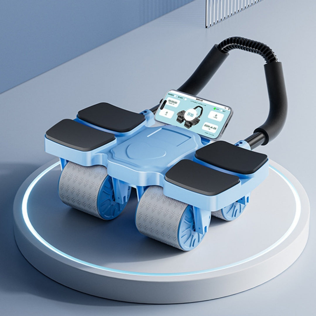 アブドミナルホイール自動反発アプリ付きスポーツフィットネス機器
