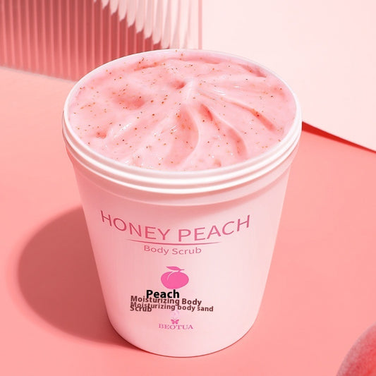 桃の保湿ボディスクラブクリーム