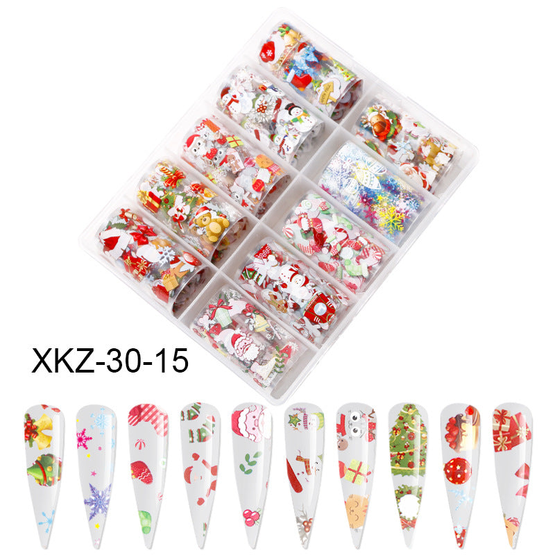 ネイル バタフライ レーザー スター 転写ペーパー ・DIY 欧米風 ネイルスター 転写ペーパー ステッカー