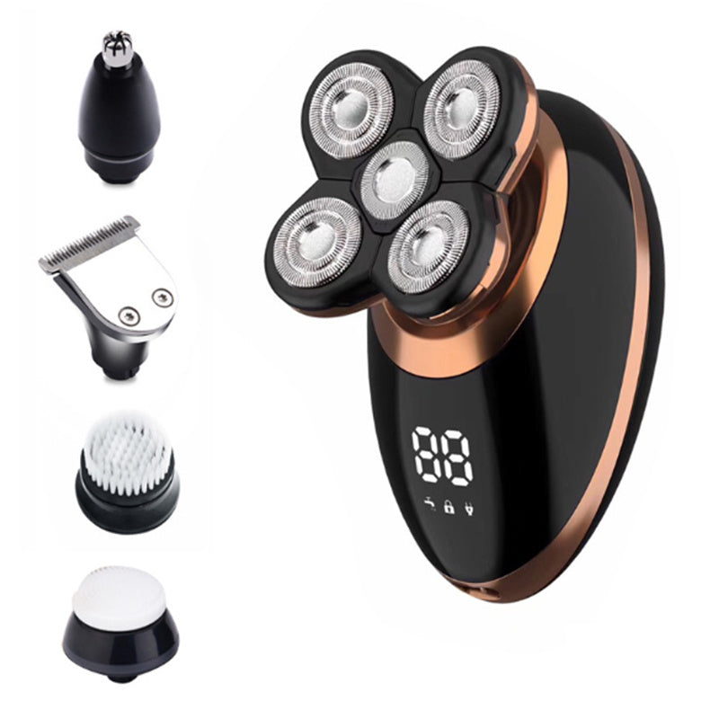 5in1 強力電動シェーバー USB充電式