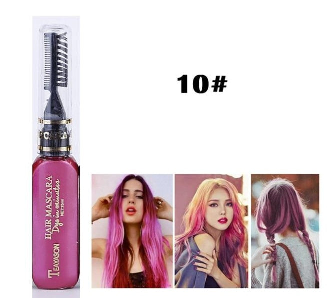 temporary hair color mascara