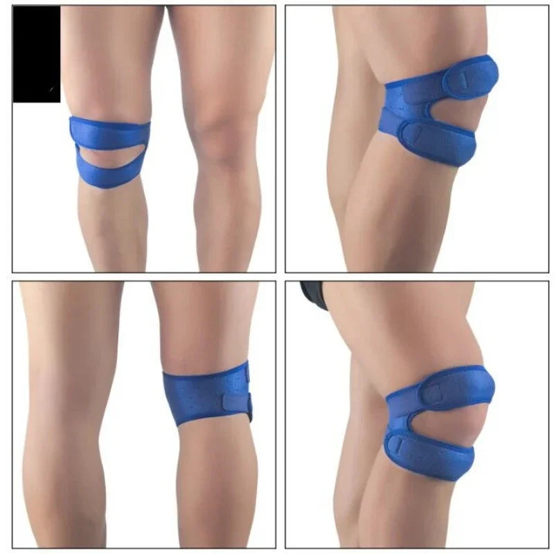 1Pcs Adjustable Sports Knee Pads Patella Band Elastic Bandage Band Football Basketball Sports Knee Pads Fitness Sports Knee Brace