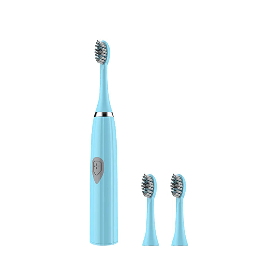 Electric Toothbrush for Adults, Soft DuPont Bristles, Portable Battery, Durable, IPX7 Waterproof, Intelligent Effective Oral Care