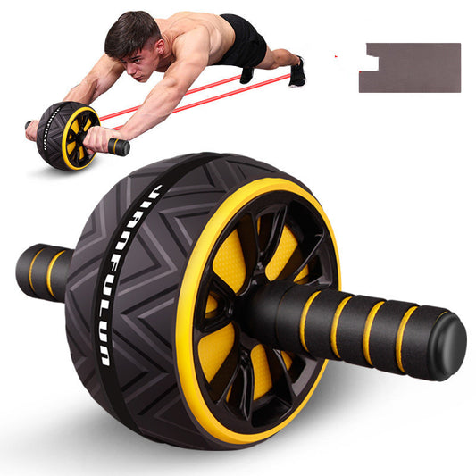 Abdominal Muscle Training Mute Abdominal Fitness Equipment Exercise Fitness Weight Loss Fitness Wheel Unisex